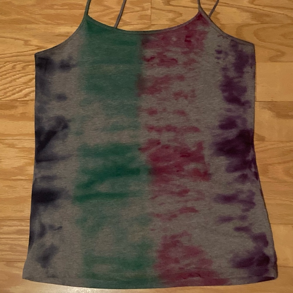 Unique tie dye cami
